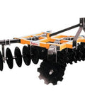 Box Frame Disc Harrow 5.5 Foot Wide With 3.0mm Blades 7.5 Inch Blade Spacing Double UBolt Bearing Stands Heavy Duty Steel Axle Field Ready Farm Gear Model 18 16 NBF