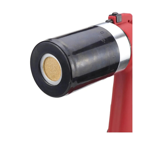 Close-up of Rivet Nut Gun Kit Set Hydraulic Pneumatic Riveter For M3 To M12 showing nozzle detail in black.