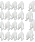 Universal Car Fastener Clips 20 Pack Made From Nylon Durable White Plastic With Water Resistant Build U Shape Clips