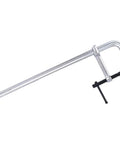 Heavy Duty F Clamp With Removable Swivel Pads 20 Inch Capacity And 5.5 Inch Throat Steel Bar Tool for woodworking projects.