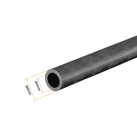 Ultra Lightweight Carbon Fiber Round Tube 6mm Exterior 4mm Inner Diameter 400mm Length 3K Matte Wrapped Finish For RC Airplanes Quadcopters