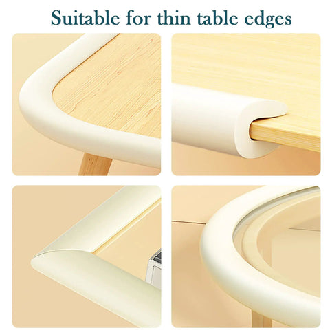 U Shaped Foam Edge Protectors For Baby Safety, Real Deal Nbr Corner Guards wrap around thin table edges for added security.