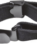 Close-up of black webbing on Authentic WWII US Cotton Canvas Rifle Sling with correct WW2 hardware, durable for all WW2 rifles.