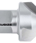 Accusize HSS countersink, 1-1/4 in with 3/4 in Weldon shank, 90° angle