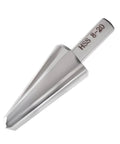 Close-up of a HSS 8-20 umbrella drill bit from the Umbrella Drill Bit Set 3Pc HSS 4241 Taper Power Drill Bits For Step Drilling And Cone Chamfer Cutting With 8mm And 10mm Shanks Sizes 16 30.5mm 5 20mm 3 14mm Ideal For DIY Home Projects And General Building.