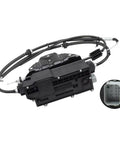 Heavy Duty Parking Brake Actuator Hand Control Switch For Bmw X5 E70 2007 To 2013, black plastic, features wiring harness.
