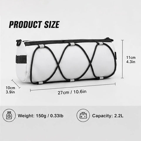 Waterproof Bike Handlebar Bag For Marin Mount Vision Rift Zone Nail Trail Hawk Hill Front Storage Bag dimensions