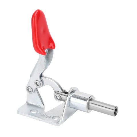 Pro Grade Heavy Duty Toggle Fixture Quick Release Tooling Clamp Set Three Piece For Woodworking Tables And Saw Boards Galvanized Iron