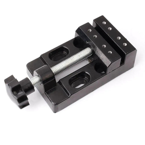 Mini Flat Clamp Table Jaw Bench Clamp Drill Press Vice Opening 0 To 57 Millimeters, Portable Aluminum Carving Vise For DIY Sculpture Jewelry Making Hobby Model Building Electronics Home And Workbench