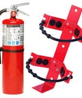 Tough As Nails 2 Pack 10 Lb ABC Fire Extinguishers With Heavy Duty Mounting Brackets and Clear Signage for Commercial Residential and Marine Use