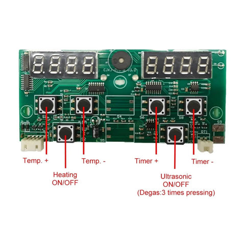 High Power Ultrasonic Cleaner PCB Driver Kit With 40KHz Transducer And 110V Supply showing control circuit board