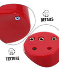 Red base of Fencing Electric Tester Tool Kit For Epée And Foil, Essential High Impact Accurate Measurement Set with details
