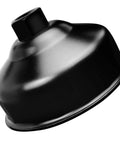 Professional Grade 86.4Mm Oil Filter Wrench With 16 Flats For Bmw And Volvo Smooth Top Caps Steel Socket Removal Kit side view of black oil filter wrench
