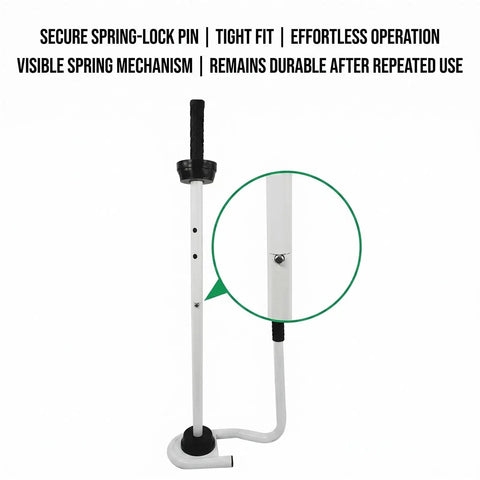 Beefy Heavy Duty Stretch Wrap Dispenser Adjustable Handheld Packaging Film Holder with U Shaped Base and Protective Covers