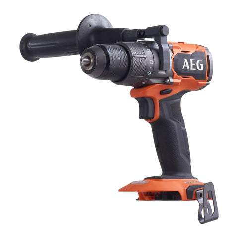 Heavy Duty 18V Cordless Impact Drill Packs Killer 110Nm Torque And Dual Speed Gears With Two Rugged 4.0Ah Batteries Plus Bright Led Work Light For Serious Weekend Warriors, side view showing grip and chuck.