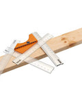Quick Cut Circular Saw Guide With Rail And Angle Assist All In One Woodworking Tool 16 Inch Durable Aluminum on wood board
