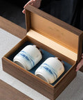 Rustic Sealed Ceramic Tea Jar Awesome For Your Pantry Stash And Coffee Bean Storage Top Shelf Airtight Food Containers in a gift box.