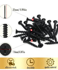 Beefy Heavy Duty Drywall Screws 7 x 1 Inch Coarse Thread Phillips Bugle Head Self Tapping Screws Black Phosphate Coated