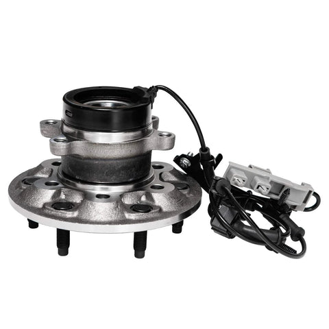 Front view of Front Left Wheel Bearing And Hub Assembly For 2004-2008 Chevy Colorado, Canyon, And Isuzu i-350/i-370 4x4 With ABS