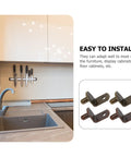 80 Piece Shelf Pegs for Cabinet Shelves, 6mm Shaft Diameter, Cold Rolled Steel Fixing Pins, L Shaped Clapboard Supports