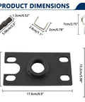 Dimensions and components of the Gimbal Bearing Installer And Engine Alignment Tool For Mercruiser Alpha 1 MR Bravo OMC Cobra Volvo Outdrives
