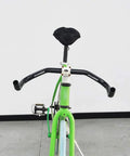 Bullhorn Aluminum Alloy Handlebar 25.4mm By 390mm For Fixed Gear And Road Bikes, 6061 Lightweight Bar on green bike