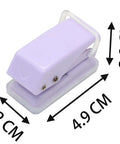 Two Pack Mini Purple And Pink One Quarter Inch Circle Hole Punch Handheld Paper And Leather Craft Tool Dimensions