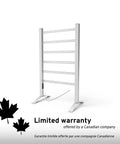 Towel Warmer With Built In Timer And LED Indicators No Fuss Auto Shutoff After 1 To 8 Hours Freestanding Aluminum Unit 6 Bars