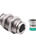 Heavy-Duty Metal Pneumatic Quick Couplings Kit For 4mm, 6mm, 8mm, 10/12/14mm OD Tubing, stainless steel baffle connector