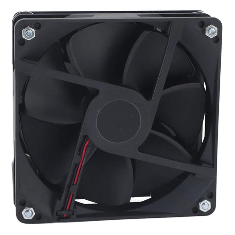 2 In 1 Solar Exhaust Vent Fan With Adjustable Angle Quiet 3W 6V Monocrystalline Panel, close-up view, compact design with black blades.