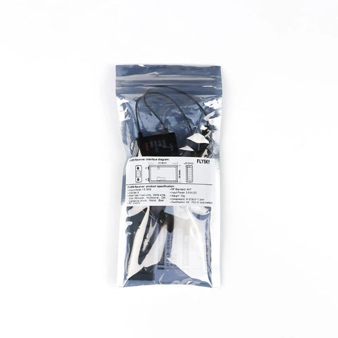 2.4 GHz ANT Protocol Eight Channel RC Receiver with Dual External Antennas in packaging for FS ST8 Transmitter and models