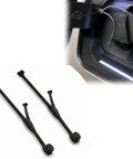 Heavy Duty Charging Port Retention Strap For BMW i3, flexible design for securing electric vehicle cover, black durable material.