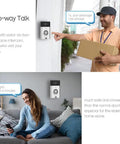 Wireless Intercom Doorbell delivering top tier audio with two-way talk feature, easy setup for home or office.