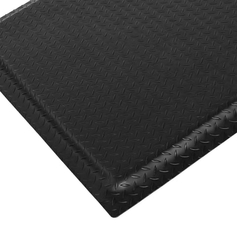 Heavy Duty Anti Fatigue Mat Beat Fatigue While Standing All Day Industrial 2 By 5 Feet Ergonomic Shop Mat With Diamond Plate Texture