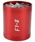 Double Turbine Air Intake Fan For Cars That Really Boost Airflow And Save Gas Metal Turbo Charger Style Intake High Flow Design