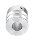 V Type Double Groove Aluminum Pulley With 14mm Bore And 30mm Outer Diameter For Motor Shaft And Drill Press Fits 6mm PU Round Belts Durable Aluminum Alloy