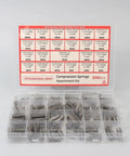 Super Awesome 300 Pcs Compression Spring Assortment Kit With 23 Various Sizes Premium Stainless Steel Springs For Mechanical Repair Auto Fixing Electronic DIY Projects Hardware Tools. 304 stainless steel assortment kit open case