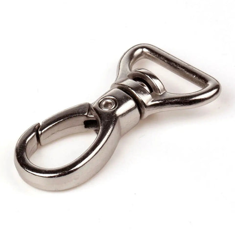 Must Have Pack Of 20 Silver 360 Degree Curved Lobster Clasps Swivel Trigger Clips For 3/4 Inch Straps Durable Zinc Alloy Hardware Replacement For Shoulder Bags Backpacks And Luggage silver zinc alloy lobster clasp with 360 degree swivel