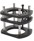 Router Table Lift With 4 Jaw Clamping Aluminum Alloy Base, Precision Router Lift For Woodworking, DIY Friendly Top Mount System For Small Trimming Machines, Accurate, Repeatable Cuts Every Time, black aluminum base