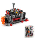 6 Speed Manual Transmission Model Kit With Differential Gear For Hands On Mechanical Engineering DIY Projects assembled view.