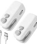 2 Pack Rechargeable 2 In 1 Mini Bag Sealer And Cutter Grab And Go Portable Resealer Machine For Snacks Chips Veggies Keeps Food Fresh
