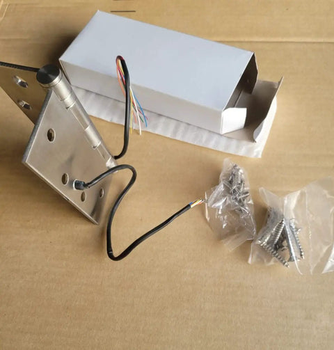 8 Wire Stainless Steel Electrified Hinge For Doors And Gates Heavy Duty Electric Door Hinge With Stainless Steel Construction