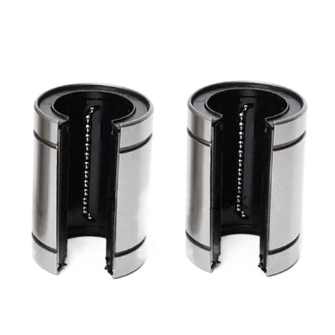 High Precision Linear Motion Bearing Kit For CNC And 3D Printer Rails LM10 20UUOP 10X19X29 MM Four Pack Easy Install Low Friction Durable Sliding Guides For Smooth Quiet Runs Built To Last, two open linear bearings
