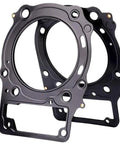 Heavy Duty Motorcycle Head Cylinder Gasket Featuring A Hella Tough Seal For Vlr1800 Intruder C1800r Boulevard C109r C109rt M109r2 Bike Models Oem 11142 48G00 Replacement Part, close-up of black gaskets.