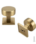 25 Pack Champagne Bronze Cabinet Knobs For Cabinets And Drawers Square And Round Brushed Aluminum Alloy Knobs