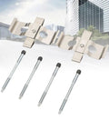 Upgrade Your Ride With This Front Brake Pad Pin Installation Kit For The Peugeot 406 Years 1997 Through 2004, metal clips and pins