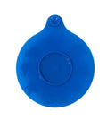 Slick Silicone Bathtub Drain Stopper, Hella Leak Proof Tub Cover, Bpa Free Sink Plug in blue color, round shape for sinks and baths.