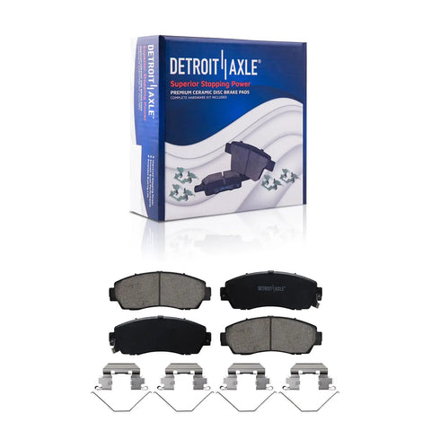 Honda CR V Brake Kit 2012 2013 2014 2015 2016 AWD Beefed Up Disc Rotors With Ceramic Pads Front And Rear Replacement packaging