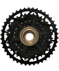 8 Speed Freewheel 13-15-18-21-24-28-34-42T Black Steel Cog Compatible With Shimano Sram MicroShift Systems, 664g Weight