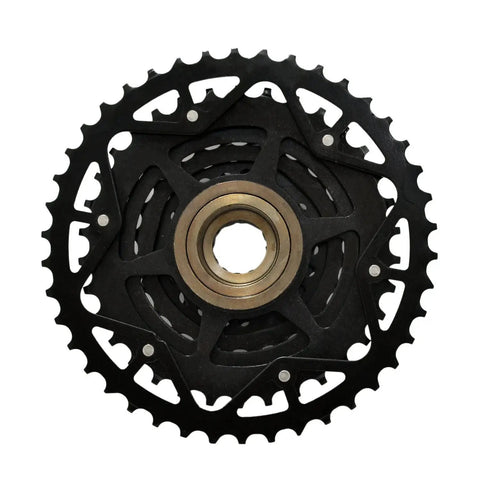 8 Speed Freewheel 13-15-18-21-24-28-34-42T Black Steel Cog Compatible With Shimano Sram MicroShift Systems, 664g Weight